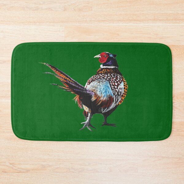 Item preview, Pheasant green background - pheasants - game bird- Pheasant art  designed and sold by IslesArt.