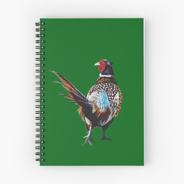 Item preview, Pheasant green background - pheasants - game bird- Pheasant art  designed and sold by IslesArt.