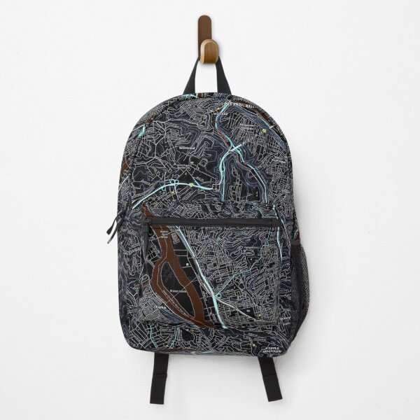 Item preview, Pittsburgh, PA Topographical Map Dark designed and sold by PGHPhotoCo.