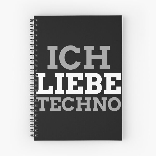 Item preview, Ich Liebe Techno designed and sold by Bailys-Designs.