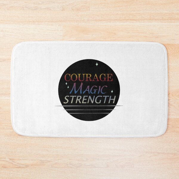Item preview, COURAGE MAGIC STRENGTH designed and sold by DreamerJournal.