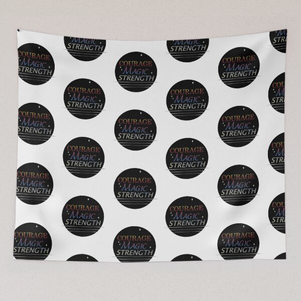 Item preview, COURAGE MAGIC STRENGTH designed and sold by DreamerJournal.