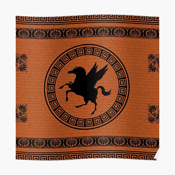Pegasus Pattern Poster