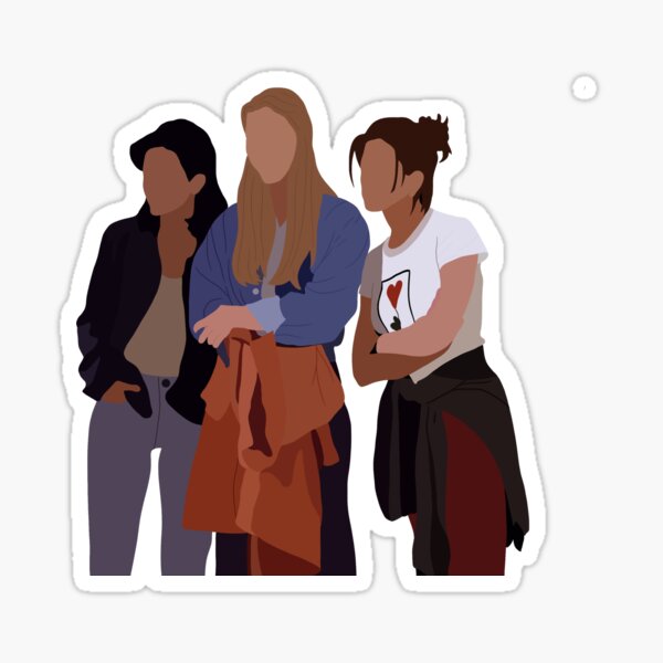 Rachel, Phoebe and Monica! Sticker