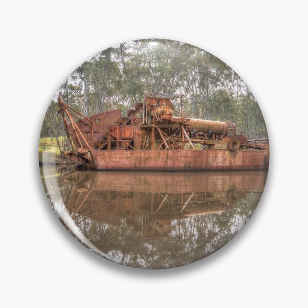 Item preview, Rusting Dredging Boat on the Goldfields designed and sold by Steven Jodoin.