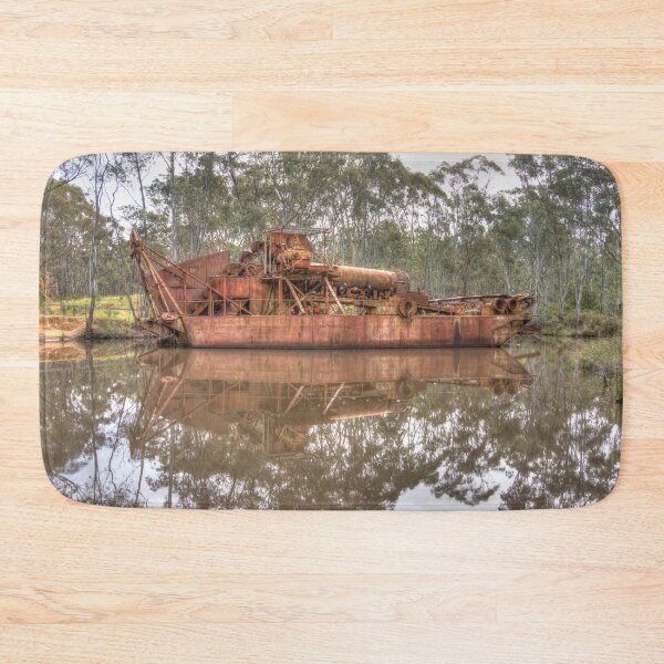 Item preview, Rusting Dredging Boat on the Goldfields designed and sold by Steven Jodoin.
