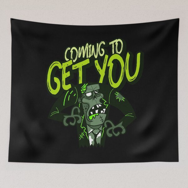 Item preview, Coming To Get You Funny Zombie Halloween Design designed and sold by up4tee.