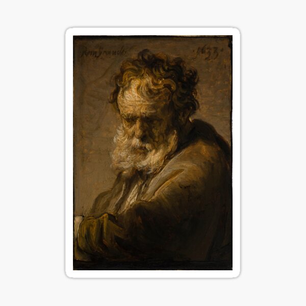 Item preview, Rembrandt - Bust of a Bearded Old Man designed and sold by BigArt.