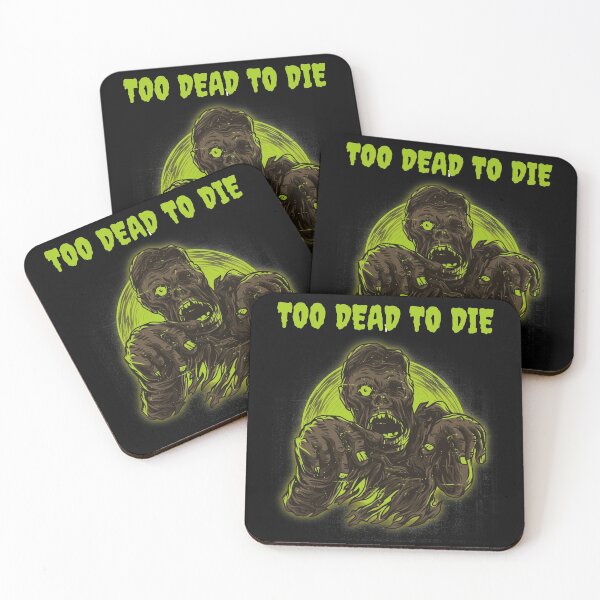 Item preview, Too Dead To Die Funny Zombie Halloween Design designed and sold by up4tee.