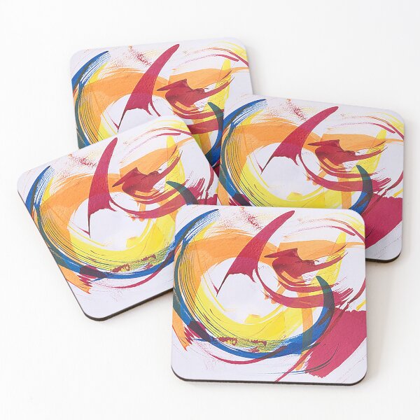 Item preview, Abstract Primary Color Swirl 1 designed and sold by Artfully Abstracted.