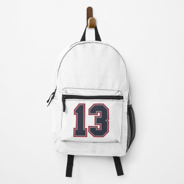 Item preview, 13 Navy Grey Red Sports Number Thirteen designed and sold by HelloFromAja.