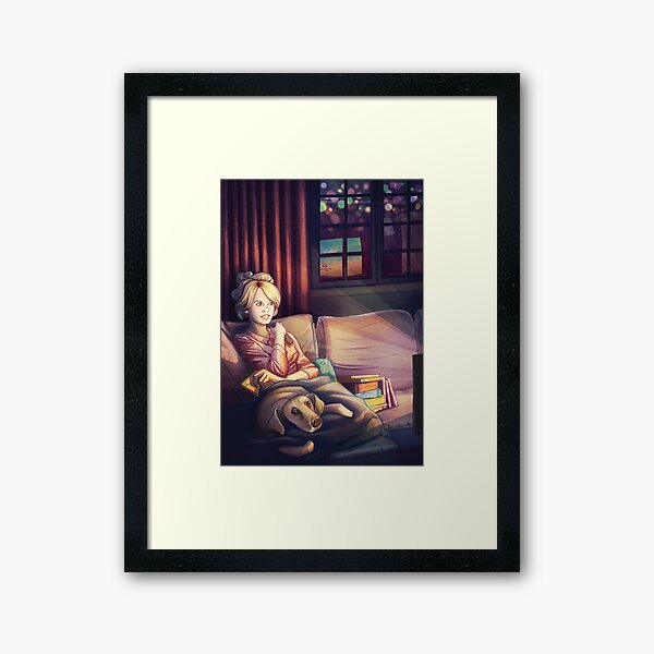 Binge Watching Framed Art Print