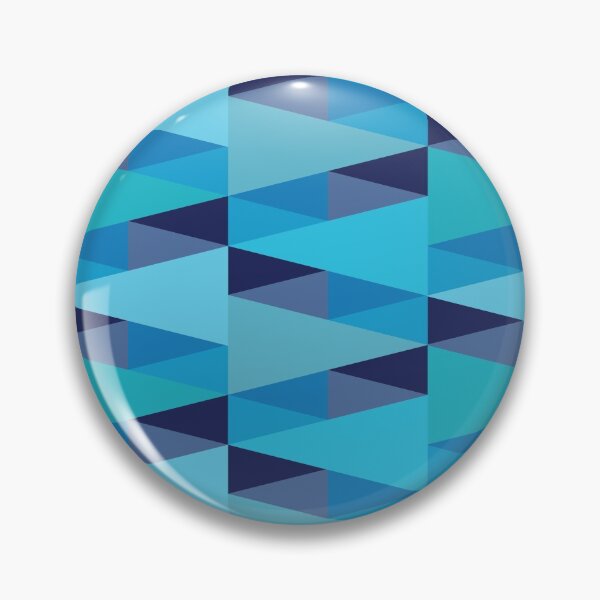 Item preview, Horizontal Triangles Pattern – Blue designed and sold by RoguePatterns.