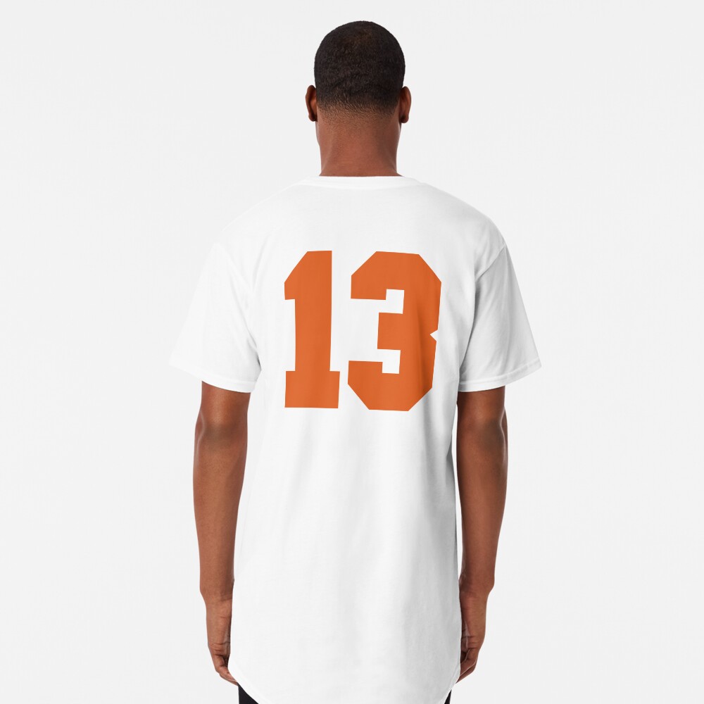 13 Number Cleveland Sports Thirteen Brown Jersey Sticker for Sale by  HelloFromAja