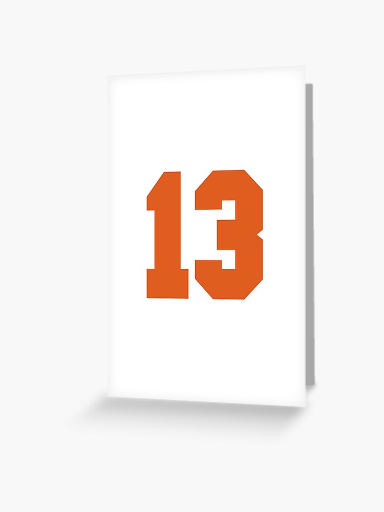 11 Number Cleveland Sports Eleven Brown Jersey Sticker for Sale by  HelloFromAja