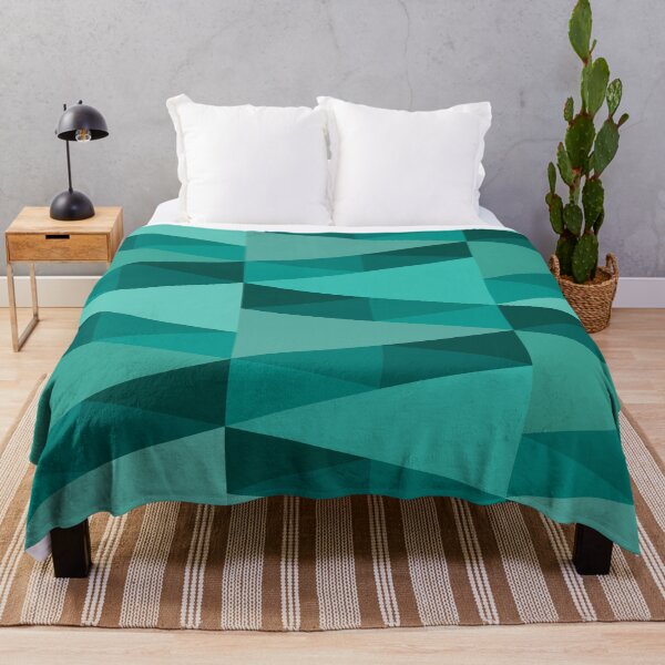 Item preview, Horizontal Triangles Pattern – Teal designed and sold by RoguePatterns.