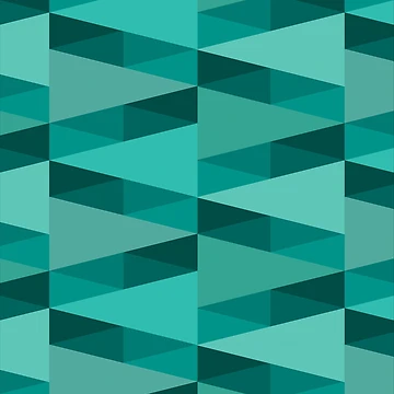 Artwork thumbnail, Horizontal Triangles Pattern – Teal by RoguePatterns