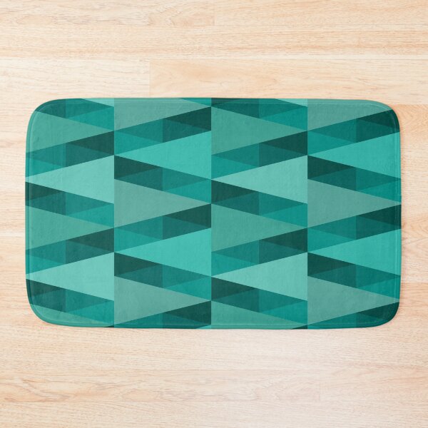 Item preview, Horizontal Triangles Pattern – Teal designed and sold by RoguePatterns.