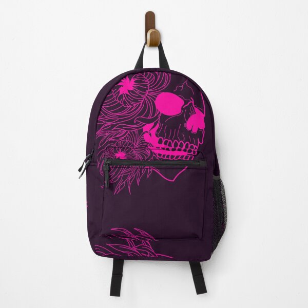 Item preview, Skull and pink chrysanthemums designed and sold by BV-creas.