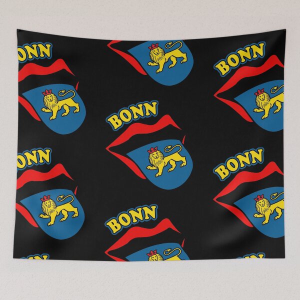 Item preview, Bonn Bonner City NRW Skyline Germany UN Basketball City Map designed and sold by Mark Sukra.
