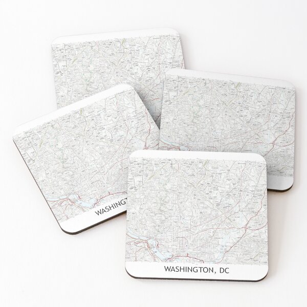 Item preview, Washington, DC Topographical Map Clean designed and sold by PGHPhotoCo.