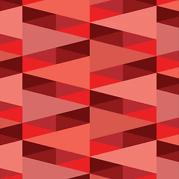 Artwork thumbnail, Horizontal Triangles Pattern – Red by RoguePatterns