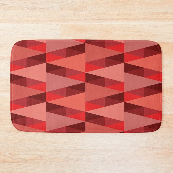 Item preview, Horizontal Triangles Pattern – Red designed and sold by RoguePatterns.
