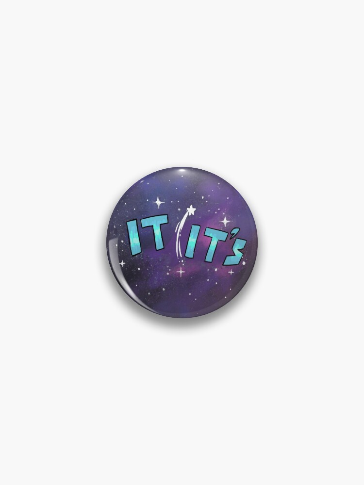 Blue Aesthetic Button Pins 