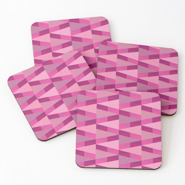 Item preview, Horizontal Triangles Pattern – Fuchsia designed and sold by RoguePatterns.