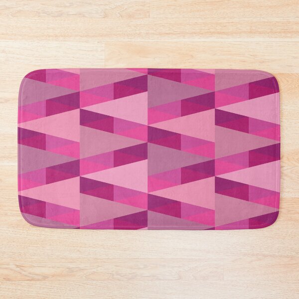 Item preview, Horizontal Triangles Pattern – Fuchsia designed and sold by RoguePatterns.
