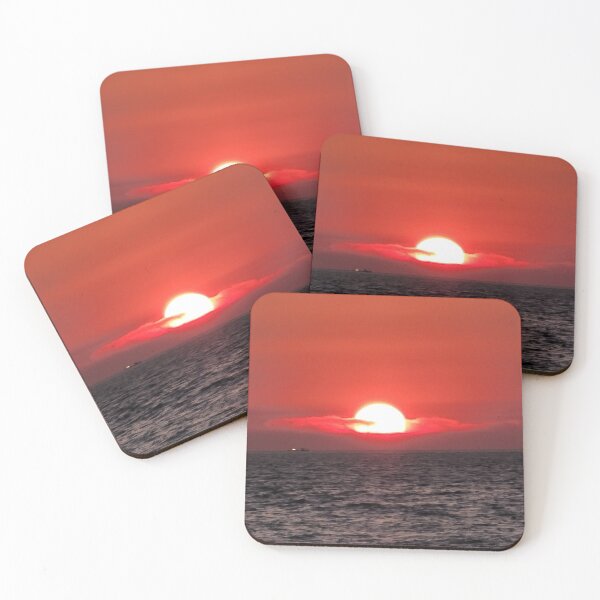 Item preview, Sunset on the jeju  island sea in Korea designed and sold by human8891.