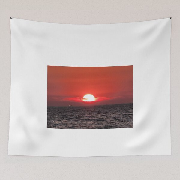 Item preview, Sunset on the jeju  island sea in Korea designed and sold by human8891.