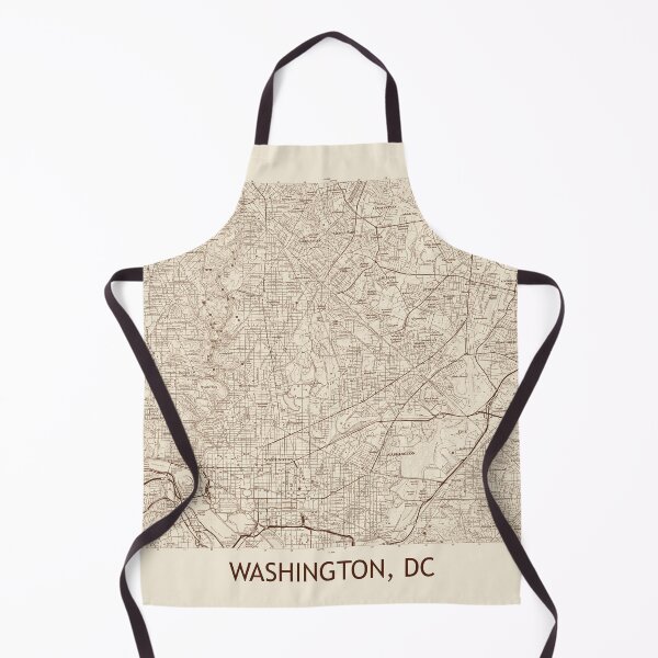 Item preview, Washington, DC Topographical Map Vintage designed and sold by PGHPhotoCo.