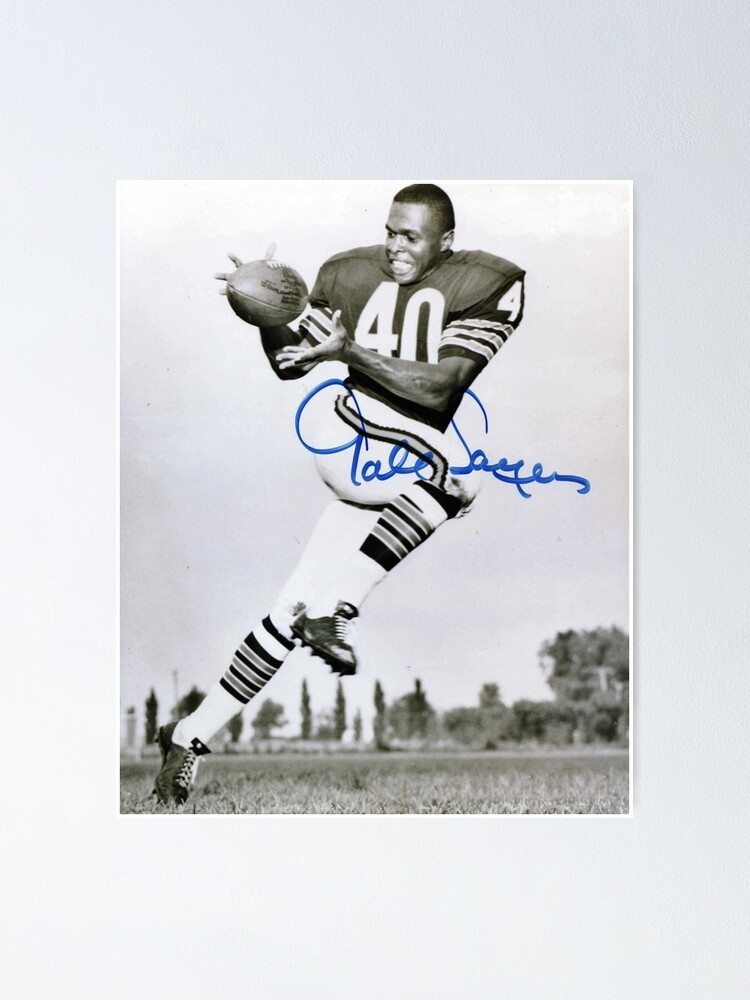 Gale Sayers rip Poster for Sale by shaunwright