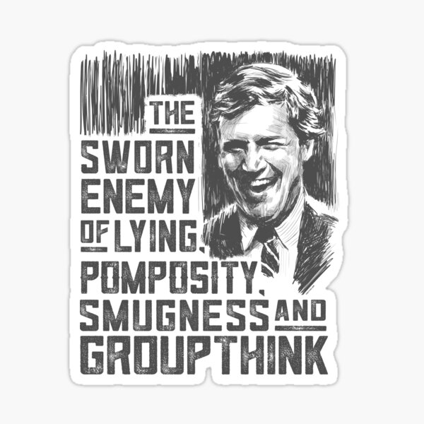 Drawing of Tucker - The Sworn Enemy Sticker