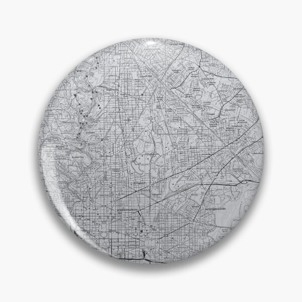 Item preview, Washington, DC Topographical Map Grey designed and sold by PGHPhotoCo.