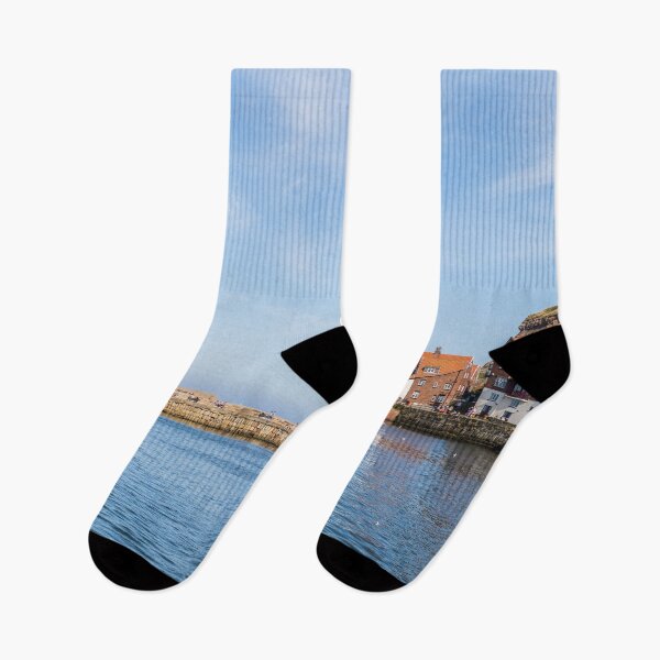 Item preview, Whitby harbour entrance and East cliff designed and sold by wellsie82.