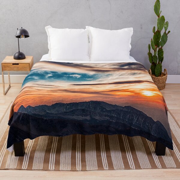Item preview, Mountain colored sunset designed and sold by landsca-pics.