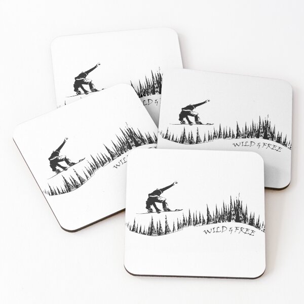 Item preview, Snowboard lovers wild and free designed and sold by designMarks.
