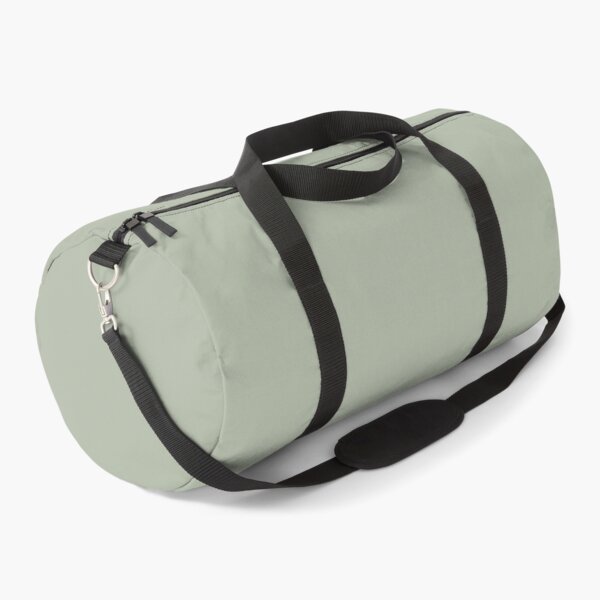 Soft Pastel Sage Green Gray Solid Color Pairs To Behr's 2021 Trending Color Jojoba N390-3 Duffle Bag
