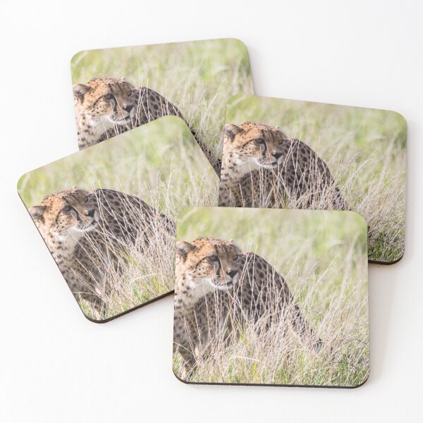 Item preview, East African cheetah in long grass designed and sold by wellsie82.