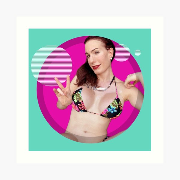 Cover Girl Ms Julia Art Print