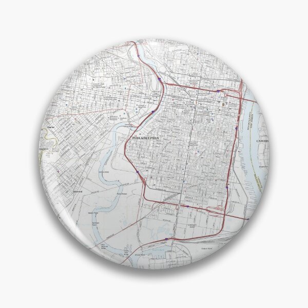 Item preview, Philadelphia, PA Topographical Map Clean designed and sold by PGHPhotoCo.