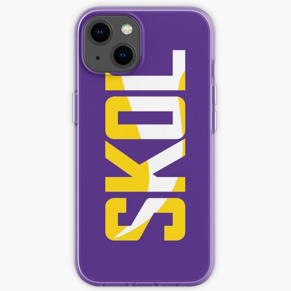 Minnesota Vikings Skol Text Design iPhone Flexible Hülle