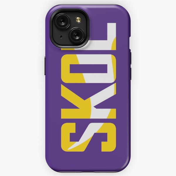 Minnesota Vikings NFL Logo Dark Wood Wallpaper iPhone 13 Pro Max Case