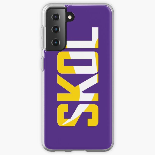 Minnesota Vikings Skol Text Design Samsung Galaxy Flexible Hülle