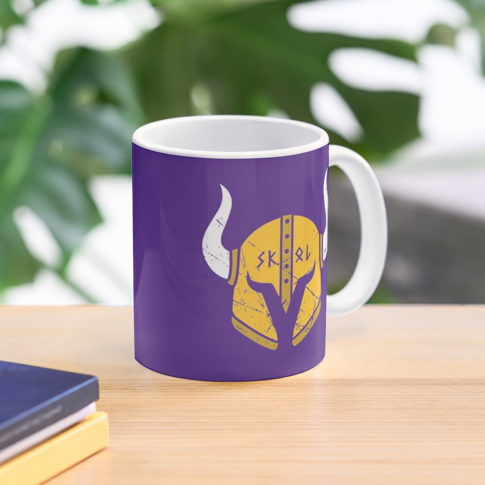 "Minnesota Vikings Skol Helmet" Coffee Mug for Sale by originalnickb