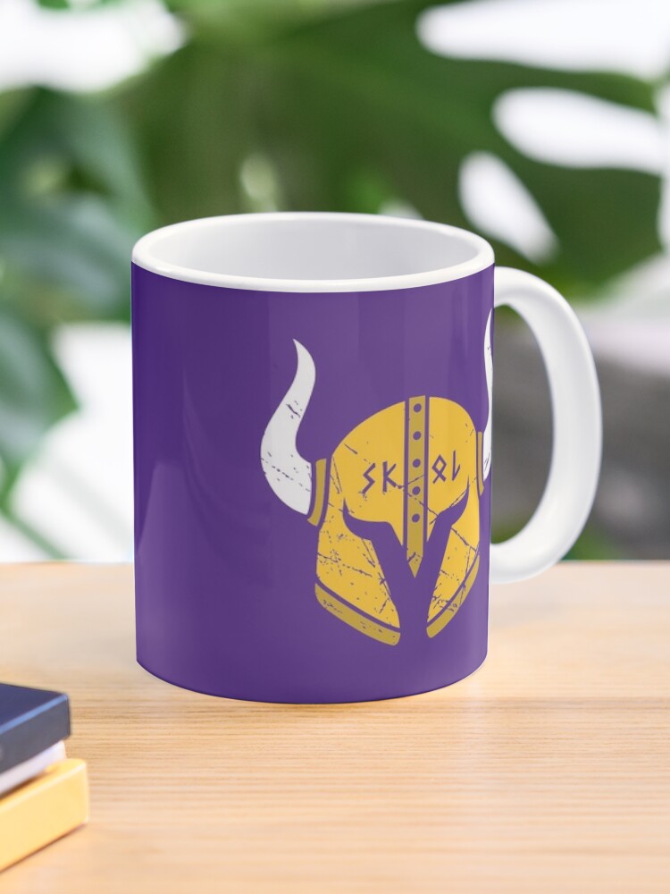 Minnesota Vikings Skol Helmet Coffee Mug for Sale by