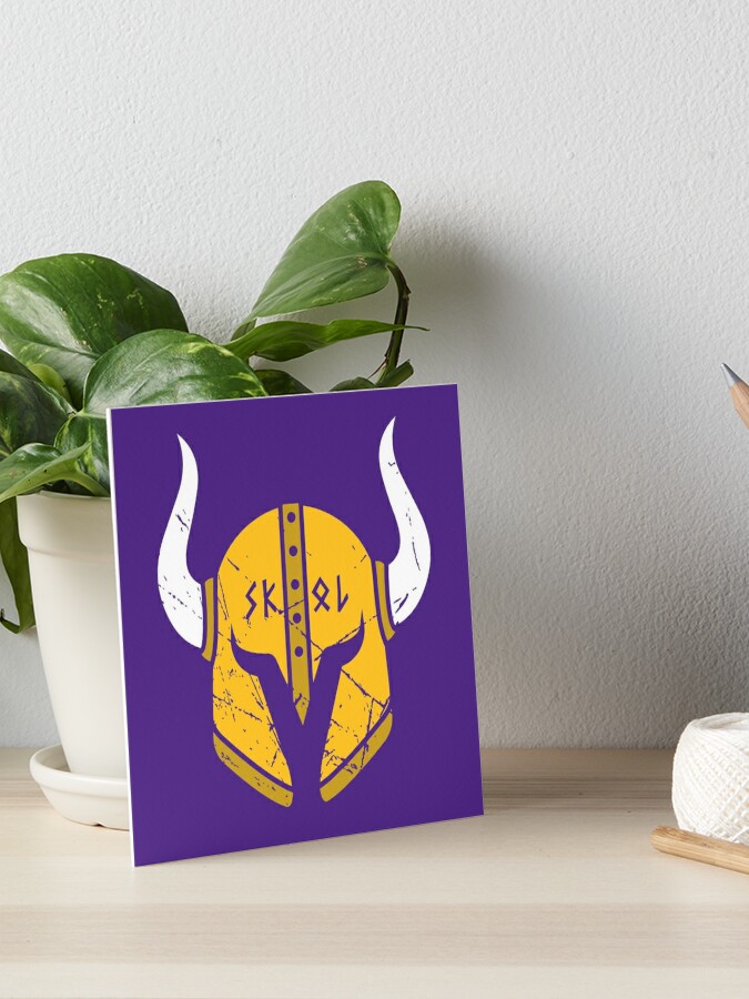 Minnesota Vikings Skol Helmet Poster for Sale by originalnickb