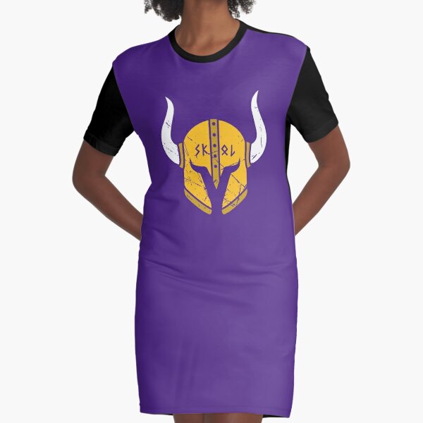 Vikings Adam Thielen 19 Signature Design Graphic T-Shirt Dress for Sale by  originalnickb